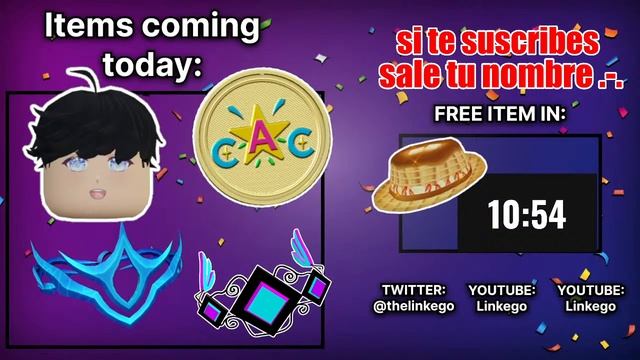 ¡RAPIDO! 100.000 COPIAS GRATIS [LIMITED GRATIS] CUENTA REGRESIVA En ROBLOX (link En La Descripción)