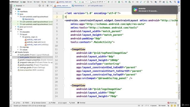 6.4. ConstraintLayout. 11 Data Binding в приложении Часть 1. Android разработка на Kotlin - с нул смотреть онлайн