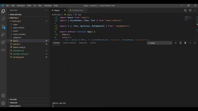 React Native - Export and Import смотреть онлайн
