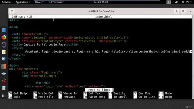 Capture the Login Information using a PhP Script Part 8 смотреть онлайн