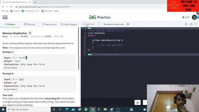 TCS NINJA PREPRATION VIDEO| CODING | PART-7| STRING SERIES| REMOVE DUPLICATES CHARACTERS FROM STRIN смотреть онлайн