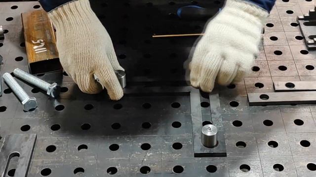 оснастка для сварочного стола сварщика 3D смотреть онлайн