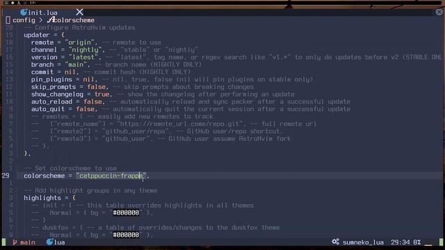 AstroNvim: a few LSP enhancements and guidance for modifying the color scheme. #neovim смотреть онлайн