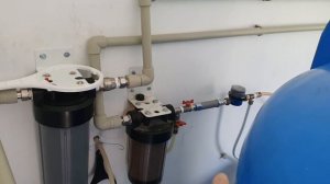 Монтаж водоснабжения дома от скважины, умягчающий фильтр, запуск насосного оборудования. № 1