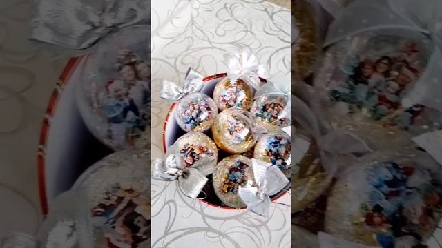 Новогодние шары с Вашими фото на заказ. смотреть онлайн