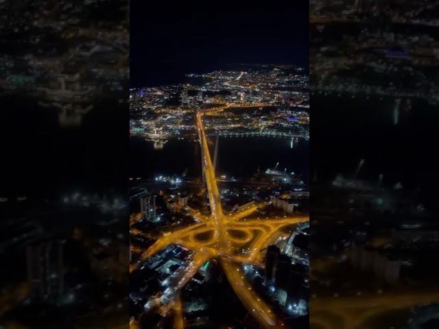 полёт на вертолёте над ночным Владивостоком #топ #авиация #рек #вертолет #владивосток #shorts смотреть онлайн