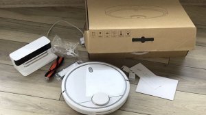 Распаковка Робот пылесос Xiaomi Mi Robot Vacuum Cleaner