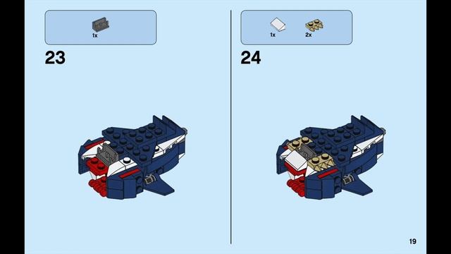 LEGO Instructions - 31088- Deep Sea Creatures (Angler Fish) смотреть онлайн