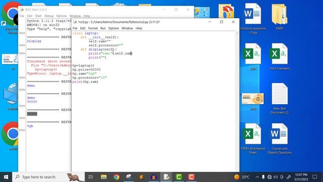 #17 Constructor and Self Keyword Explained | OOPS | Python Tutorial Series | In Tamil | EMC смотреть онлайн