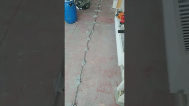 заливка тонкой стяжки + электрический теплый пол смотреть онлайн