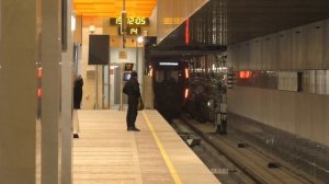 Метропоезда 81-775/776/777 "Москва-2020" станция Новаторская, БКЛ