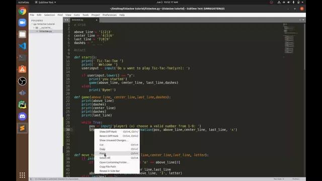 Tic-Tac-Toe tutorial part 2 python| tula345 смотреть онлайн