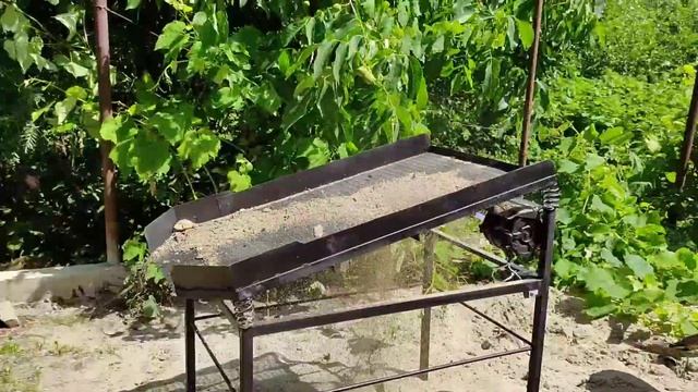 Вибросито для песка, как просеять песок, грунт - проще некуда, своими руками, виброгрохот diy смотреть онлайн