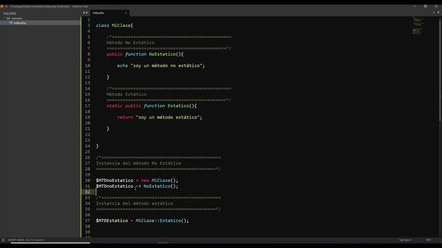 Cuándo usar métodos estáticos en PHP смотреть онлайн