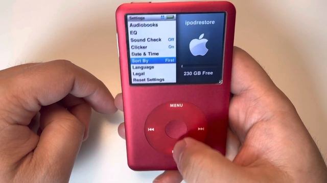iPod Classic SSD 256GB ZIF Red Edition смотреть онлайн