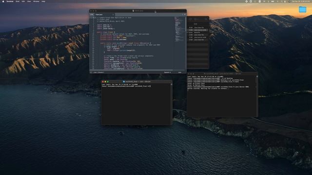 Simple Chat Application in Java (CSCI3240 Final) смотреть онлайн