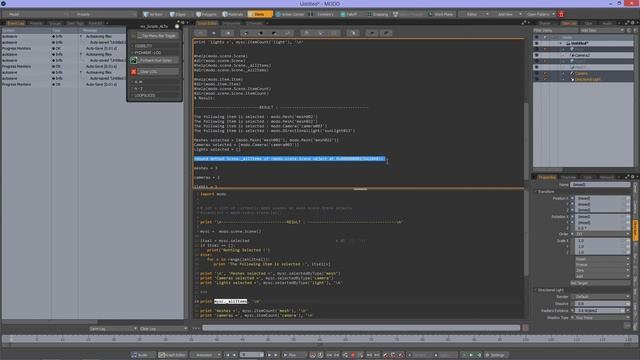 Your Second Python Script In Modo : Scene Class. смотреть онлайн
