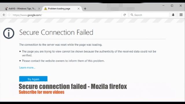 How to Fix SSL Connection Error on Mozilla Firefox смотреть онлайн