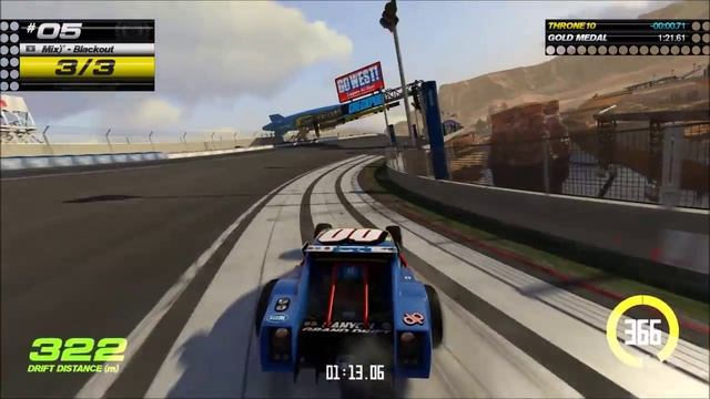 TrackMania Turbo - Walkthrough - Part 1 - Canyon Grand Drift White Series (PC HD) [1080p60FPS] смотреть онлайн