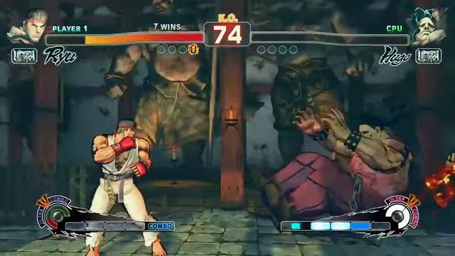 Ultra Street Fighter 4 Arcade Edition: Ryu Vs Hugo (Japanese) смотреть онлайн