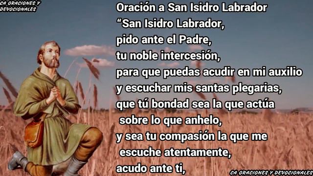 Oración a San Isidro para que deje de llover || Oración para que no llueva смотреть онлайн