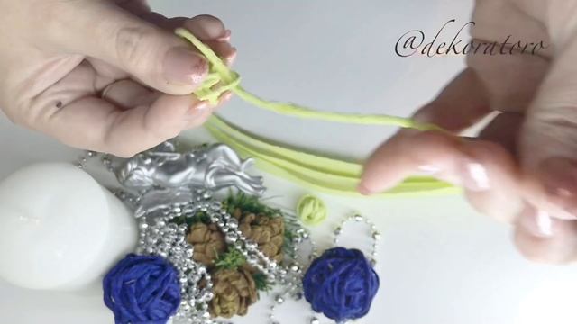 Шарики на елку из гофрированной бумаги / ротанговый шары своими руками / dekoratoro DIY/paper ball смотреть онлайн
