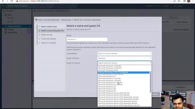 How to add local storage in ESXI Host 8.0 ! Create Virtual machine and Install Windows. смотреть онлайн