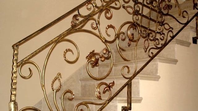 Перила 67  Металлические перила для лестницы в частном доме Днепропетровск в Днепре