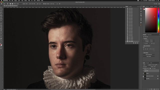 Creating a Painterly Portrait in Photoshop смотреть онлайн