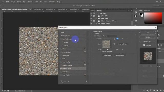 How to use Stone Effect Photoshop Action Tutorial смотреть онлайн