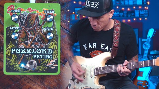 Fuzzlord FET120 overdrive/distortion pedal смотреть онлайн