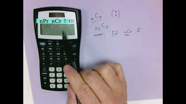Binomial coefficient on TI-30XiiS смотреть онлайн