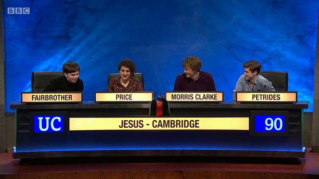 University Challenge S46E02 Corpus Christi - Oxford vs Jesus - Cambridge смотреть онлайн