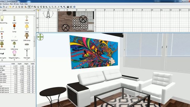 Sweet home 3D tutorial: How to design and render a living room sense with high quality смотреть онлайн
