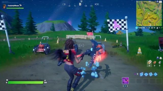 Побывайте в лукавых лугах, у скоростных газонокосилок и в кошмарном кинотеатре. Испытания Дины Мит смотреть онлайн