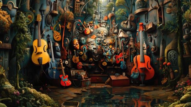?Surreal Escapes_ A 4K Ambient Dreamscape Inspired by Picasso's Art - picasso - midjourney - ambien смотреть онлайн