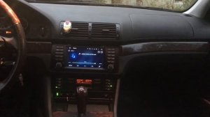 Демонтаж штатной магнитолы BMW e39