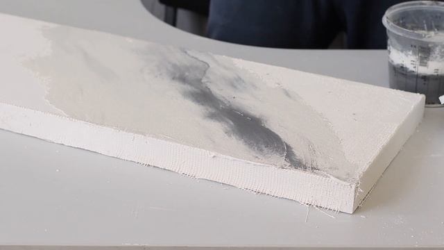 Столешница в стиле ЛОФТ из микроцемента - декорирование под мрамор смотреть онлайн
