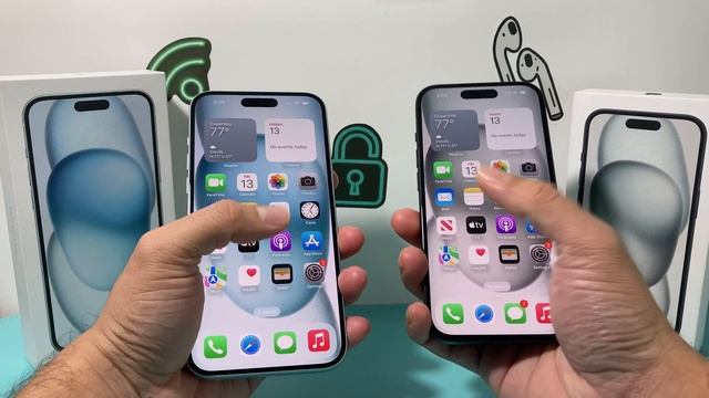 iPhone 15 vs iPhone 15 Plus Size Comparison смотреть онлайн