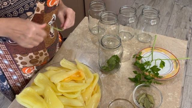 Пряный перец на зиму в банках!!! смотреть онлайн
