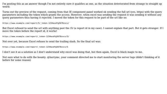 How can I disable Excel 2013 on Windows 8 from asking for login credentials on some Web Query... смотреть онлайн