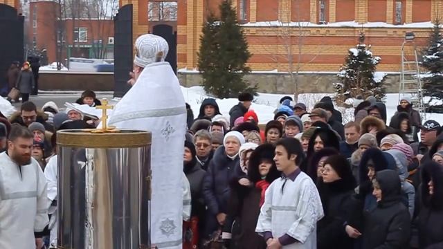 2017 01 19 Богоявление. Великое освящение воды ч2 смотреть онлайн