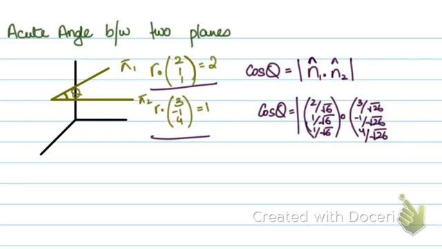 A2 Level Math: Vectors - Acute Angle Between Two Planes смотреть онлайн