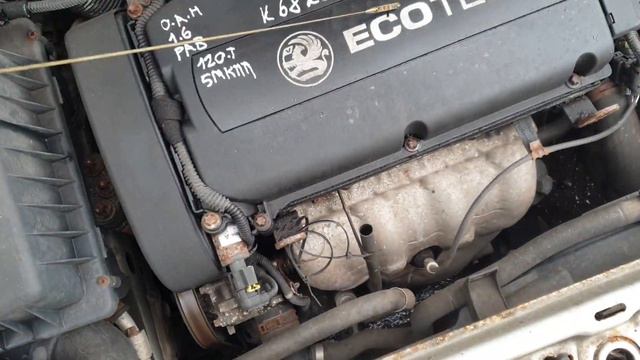 K6826 - engine test Opel Astra H facelift 1.6i / Z16XER / 5sp.man смотреть онлайн