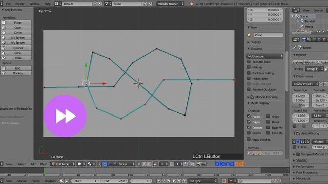 Blender Tutorial - How To Make A Knot In Blender смотреть онлайн