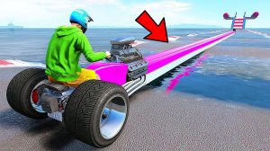 ПРОЕХАЛ ВОДНЫЕ КОЧКИ на САМОМ ДЛИННОМ МОТОЦИКЛЕ в ГТА 5 МОДЫ - ЭКСПЕРИМЕНТЫ в GTA 5