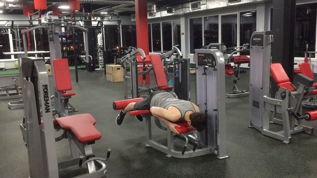 Сгибание ног / Упражнение сгибание ног в тренажере смотреть онлайн