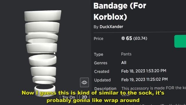 FINALLY! IMPROVING The Korblox Deathspeaker LEG! (ROBLOX) смотреть онлайн