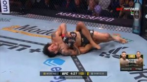 Брендон Морено vs Алесандри Пантожа полный бой Nails moment / UFC 296