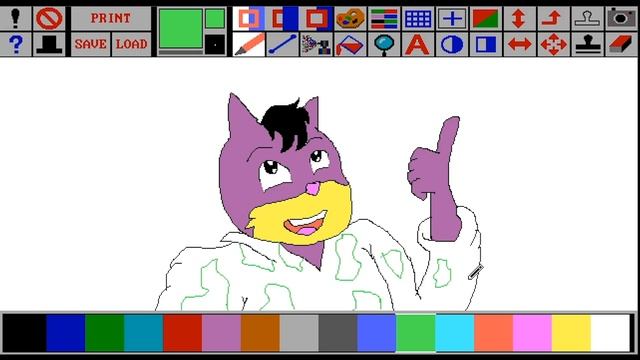 Эволюция Нифёдова: Рисовалка из моего MS-DOS детства. Telepaint 3.0 (C) 1989 смотреть онлайн